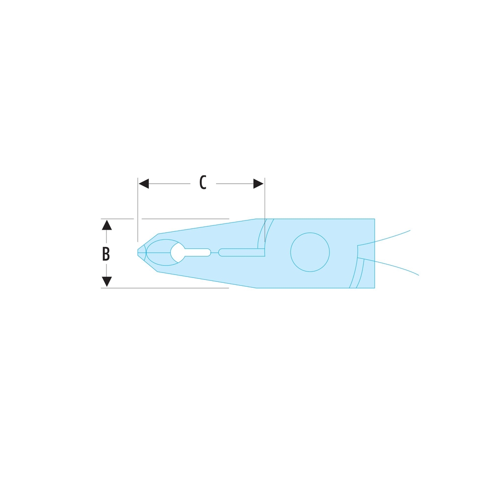 Pince coupe rase incline 30° Micro-Tech - Par 5 - FACOM - 427.MT