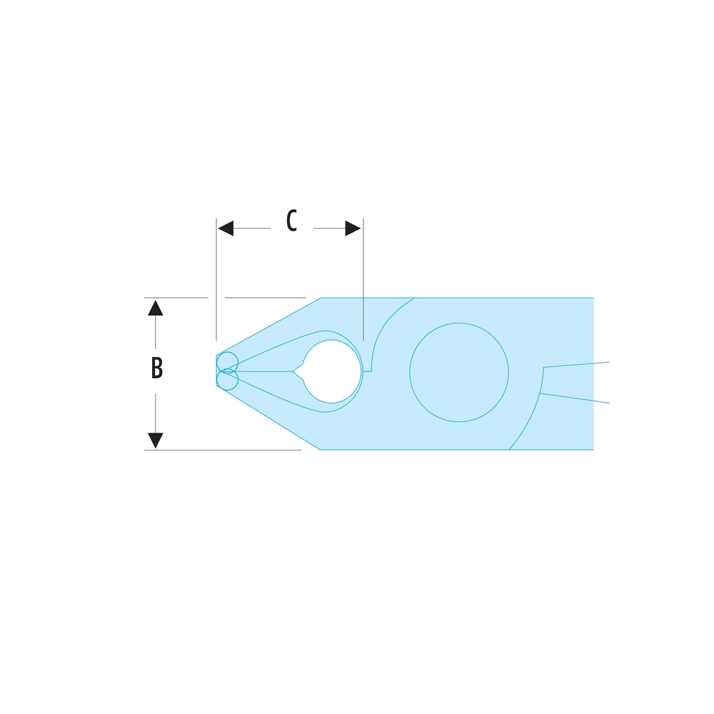 Pince coupante inlinee 70 Micro-Tech - FACOM - 429.MT