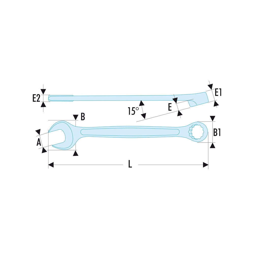 Clé mixte OGV 11mm SLS - FACOM - 440.11SLS