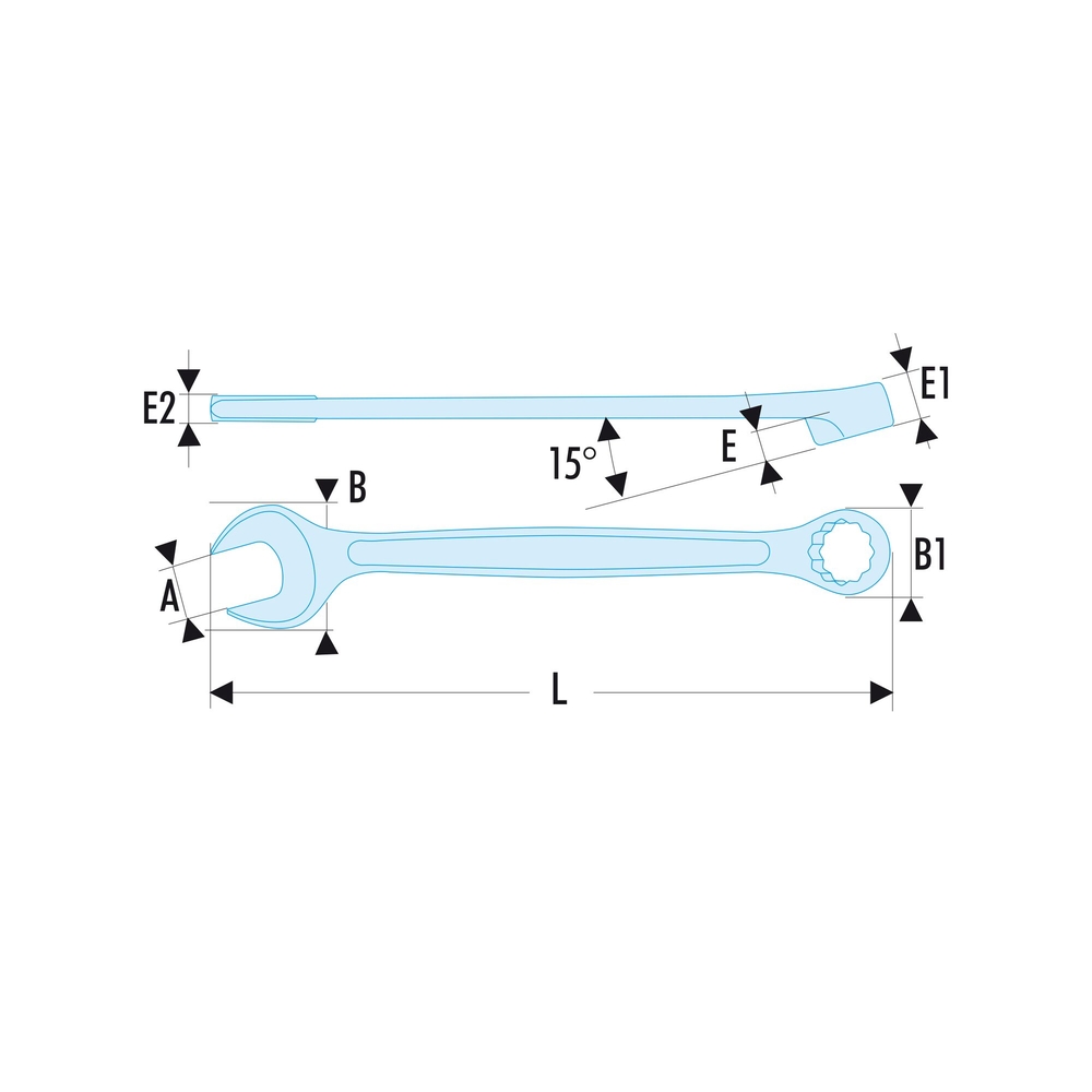 Clé mixte OGV 1'1/2 - FACOM - 440.1P1/2