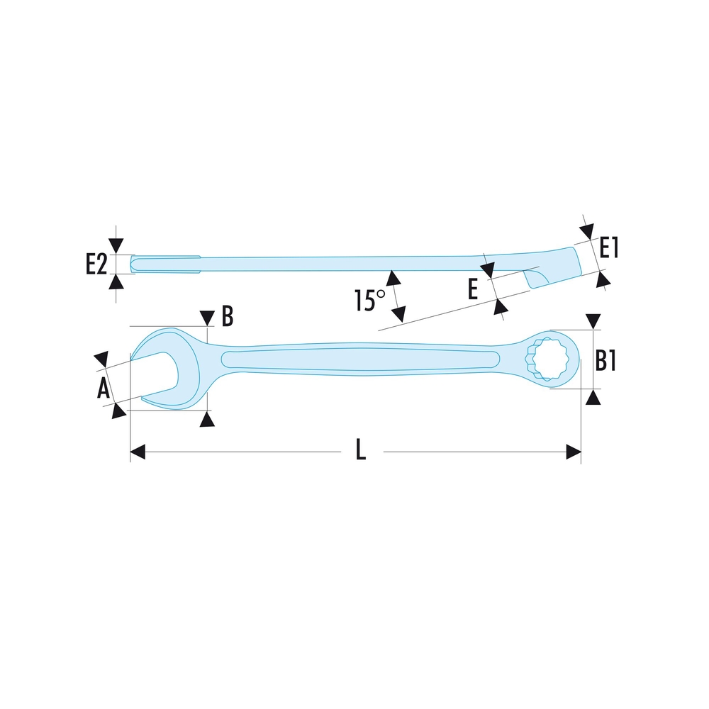 Clé mixte OGV 1'1/4 - FACOM - 440.1P1/4