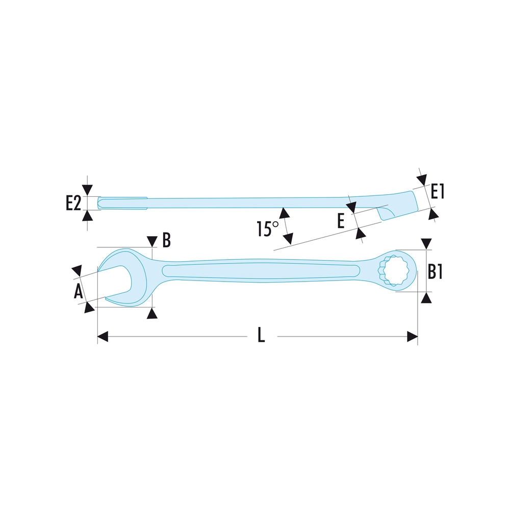 Clé mixte OGV 1' SLS - FACOM - 440.1PSLS