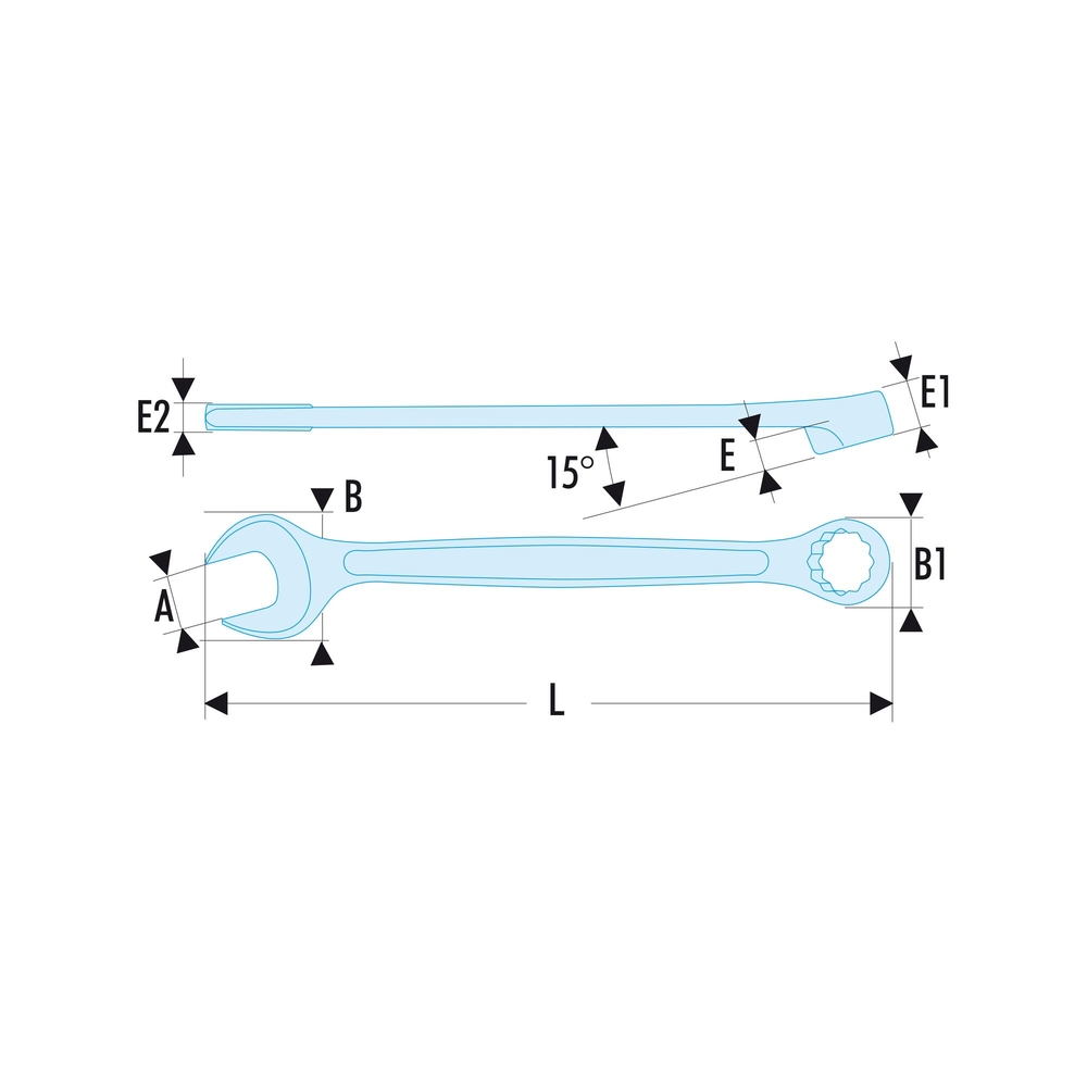 Clé mixte métrique 29 mm SLS - FACOM - 440.29SLS