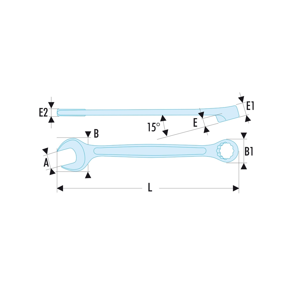 Clé mixte OGV 32mm SLS - FACOM - 440.32SLS