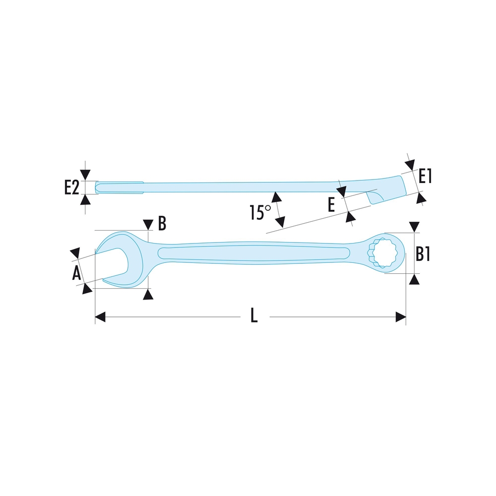 Clé mixte OGV 36 mm - FACOM - 440.36