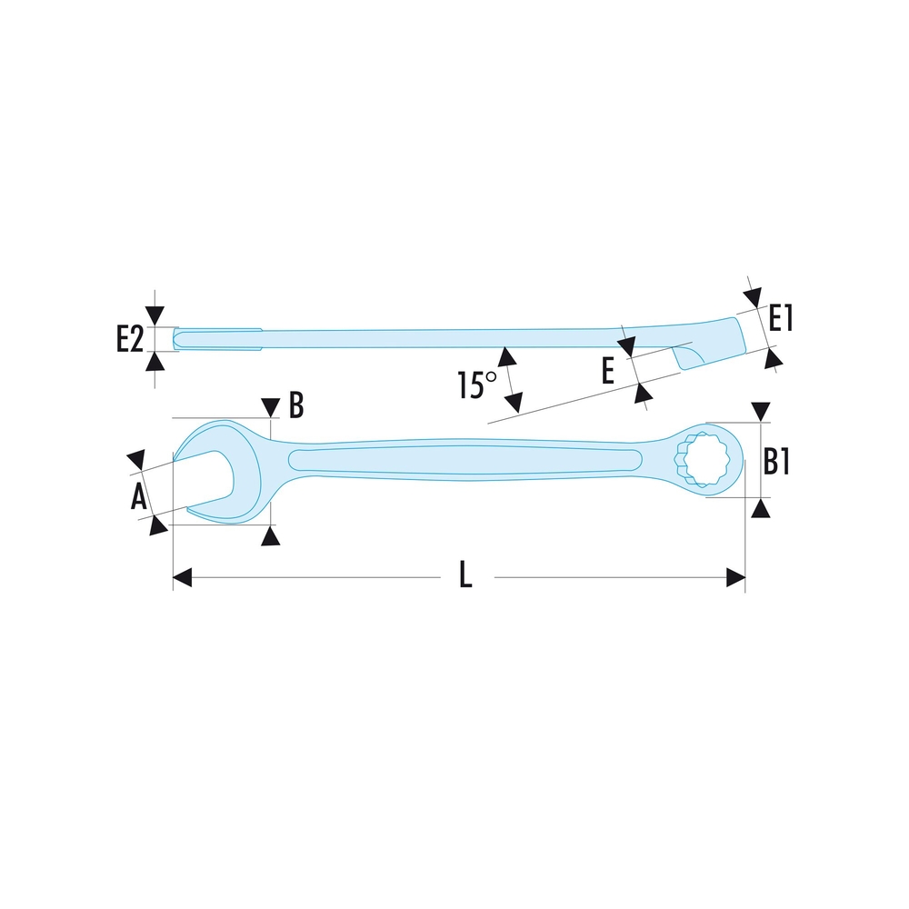 Clé mixte OGV 5/8' SLS - FACOM - 440.5/8SLS