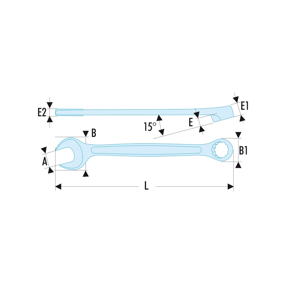 Clé mixte métrique OGV 9mm SLS - FACOM - 440.9SLS