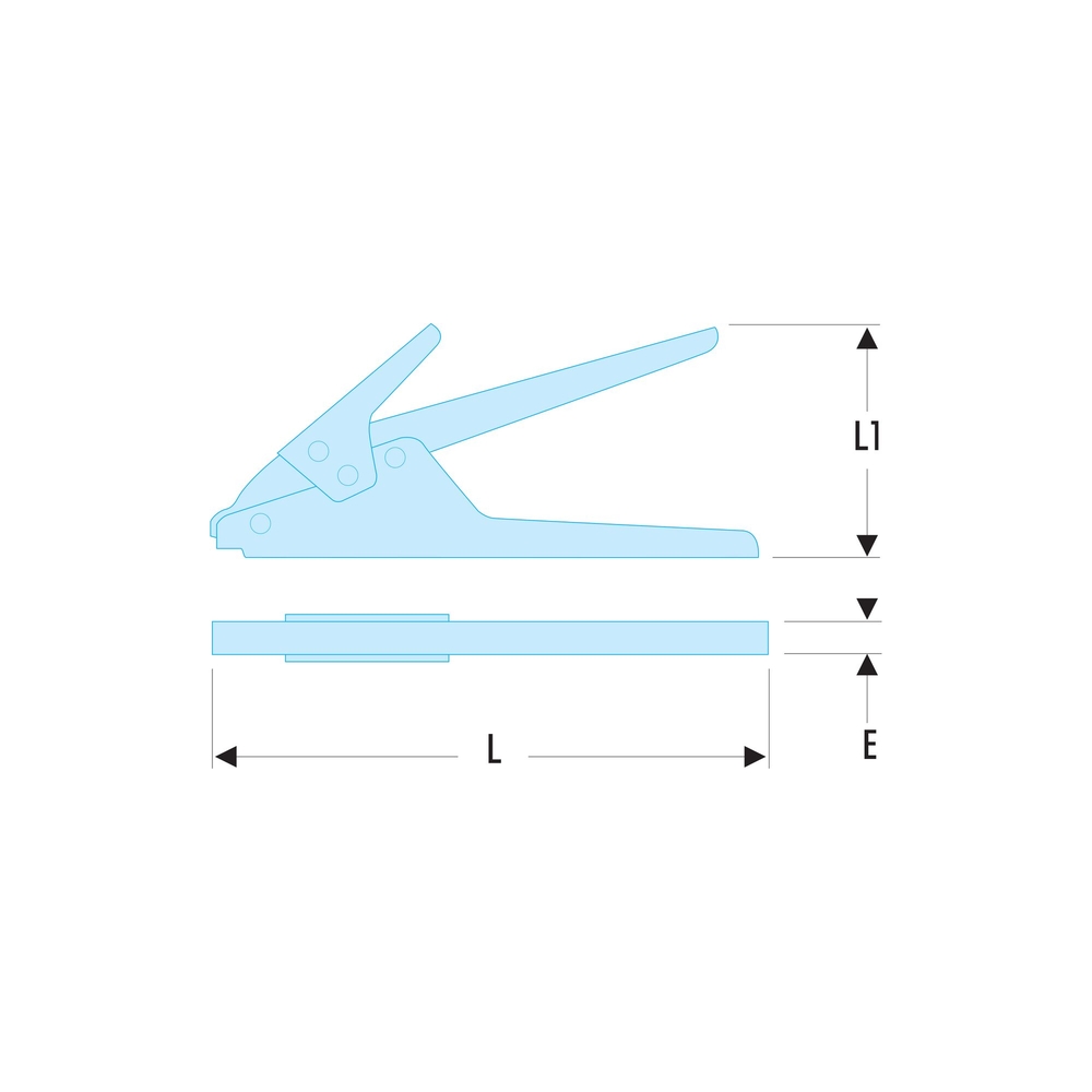 Pince pour colliers plastiques - Par 5 - FACOM - 455B