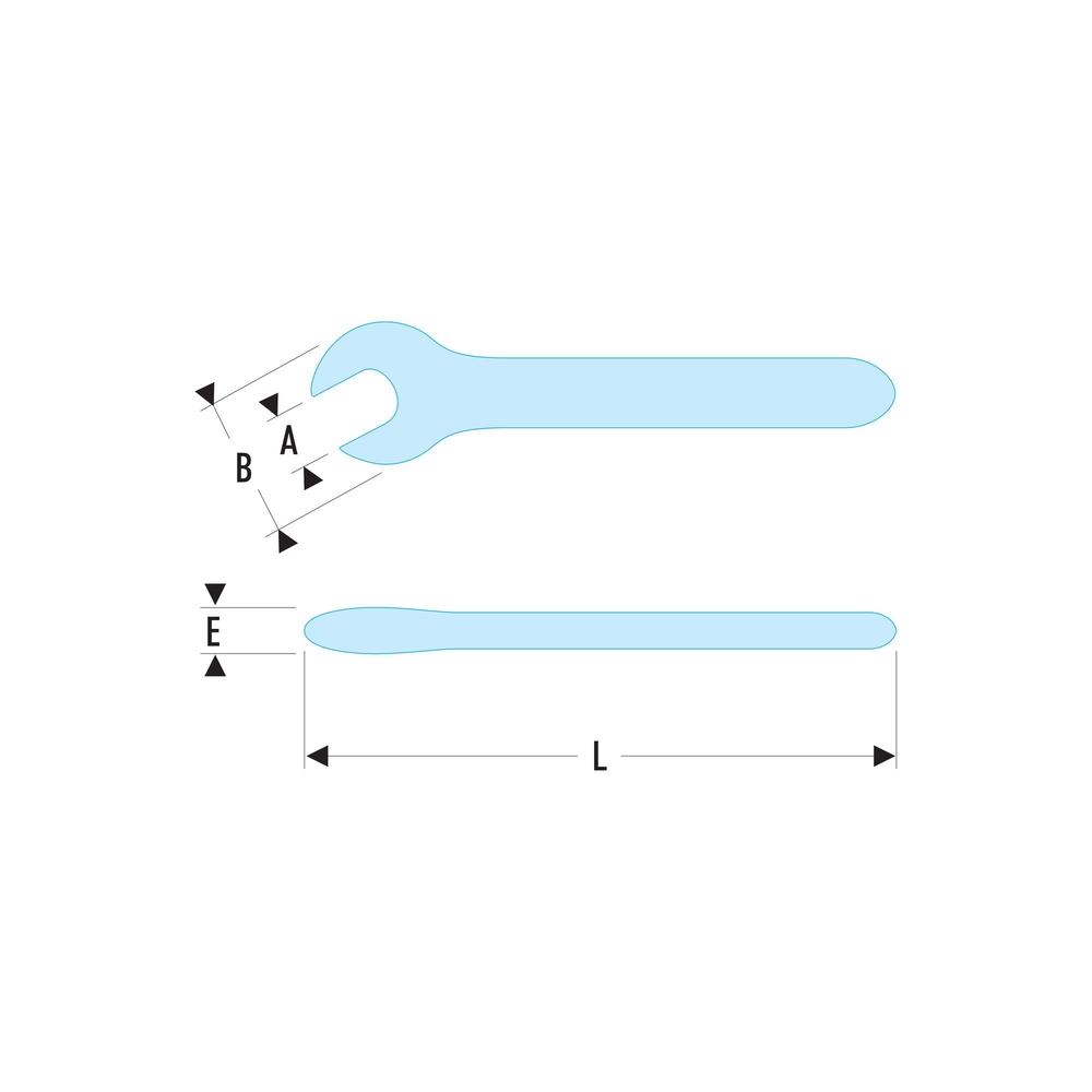 Clé à fourche isolée 1000 V 14 mm série VSE - FACOM - 46.14AVSE
