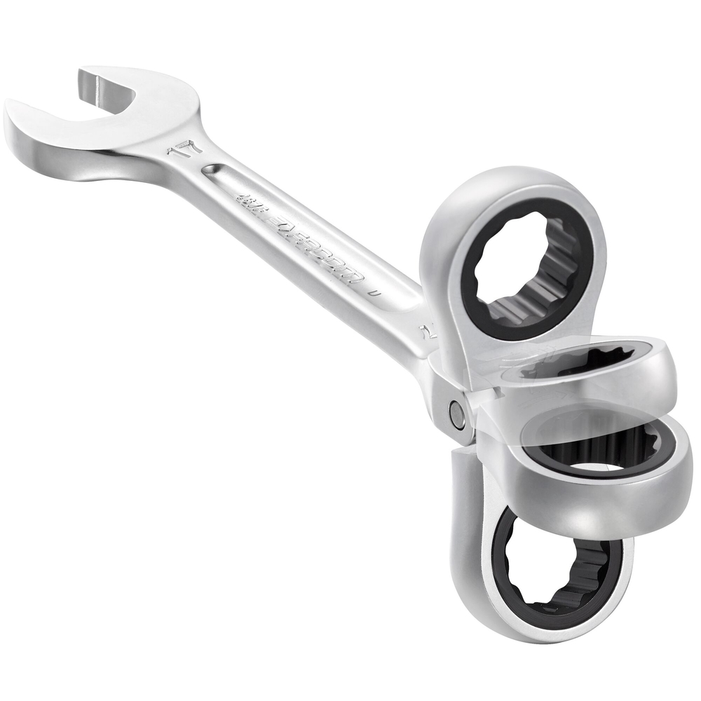 Clé mixte à cliquet articulée métrique 8 mm - Par 5 - FACOM - 467BF.8