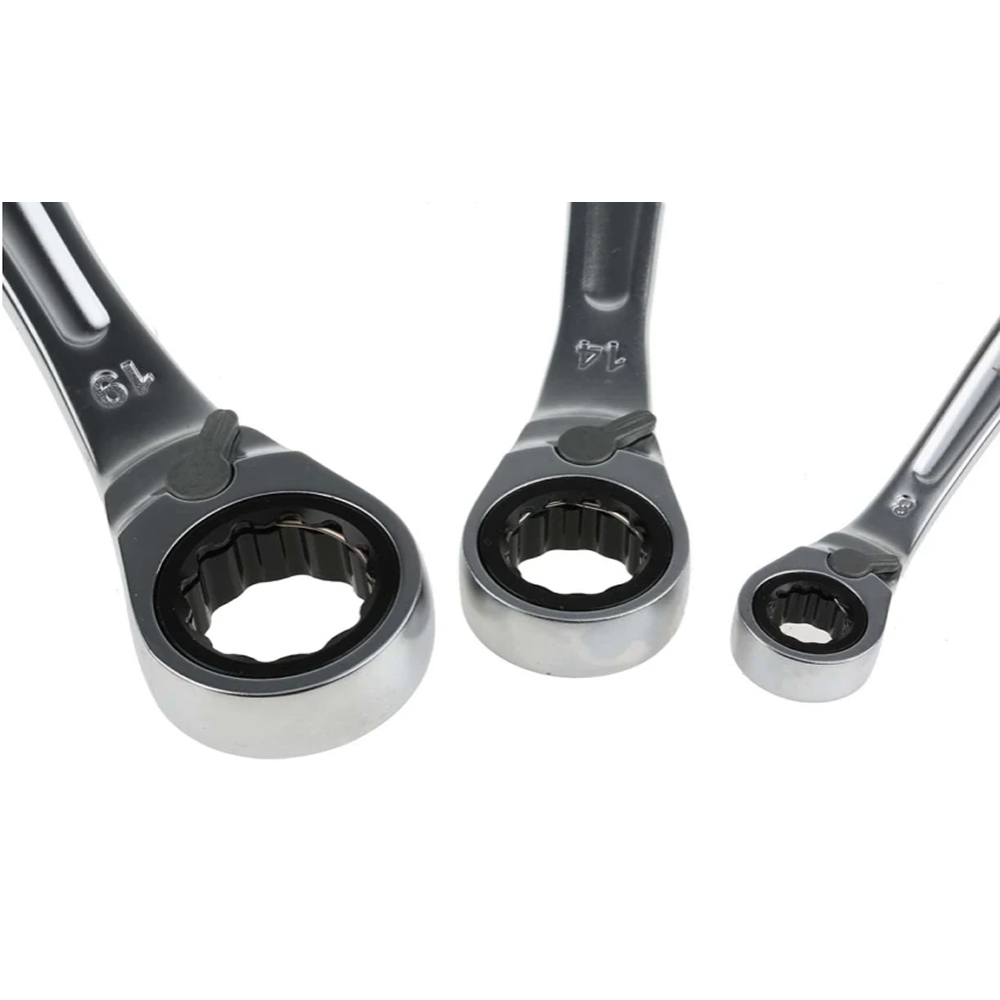 Jeu de 10 clés à cliquet FACOM acier chrome vanadium 8 à 19 mm - 467B.JP10PB