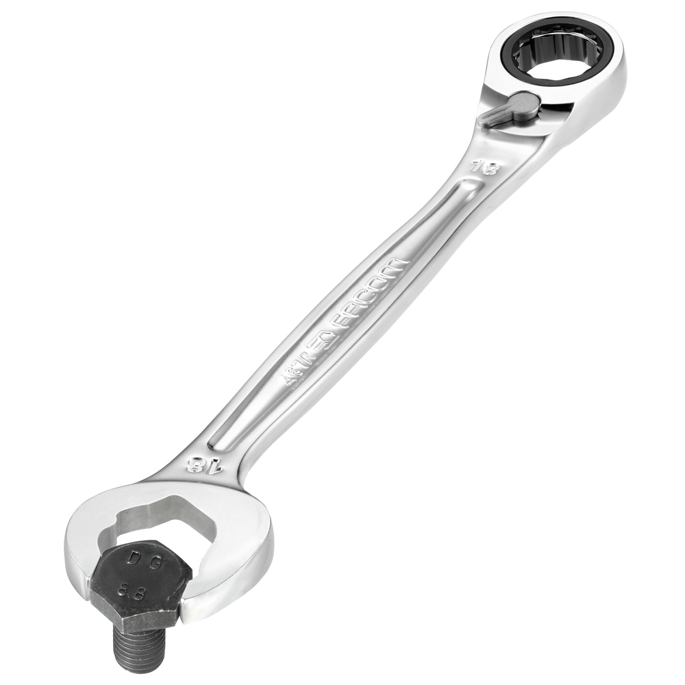 Clé mixte à fourches rapide à cliquet 19 mm - Par 5 - FACOM - 467BR.19