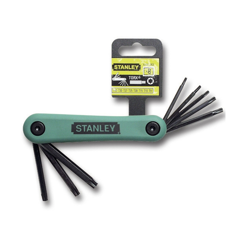 Clé mâle Torx gamme pro - jeu de 8 pièces - 4-69-263 - STANLEY