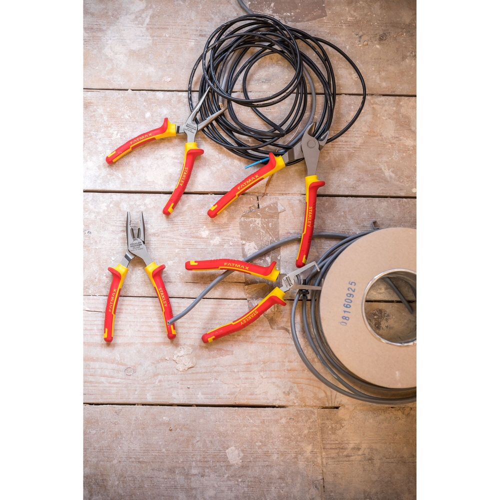 Coffret de 4 pinces isolées 1000 V - 4-84-489 - STANLEY FATMAX