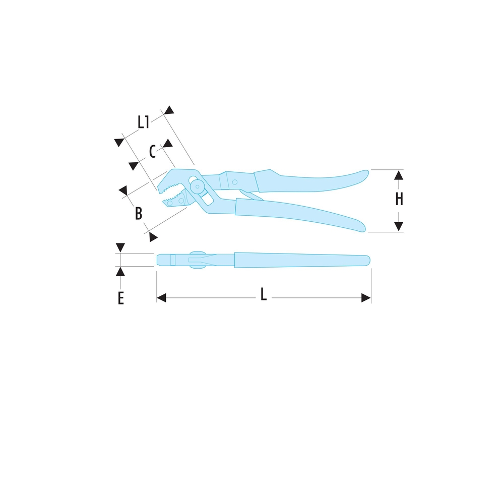Pince multiprise automatique 17 cm - Par 5 - FACOM - 485.17