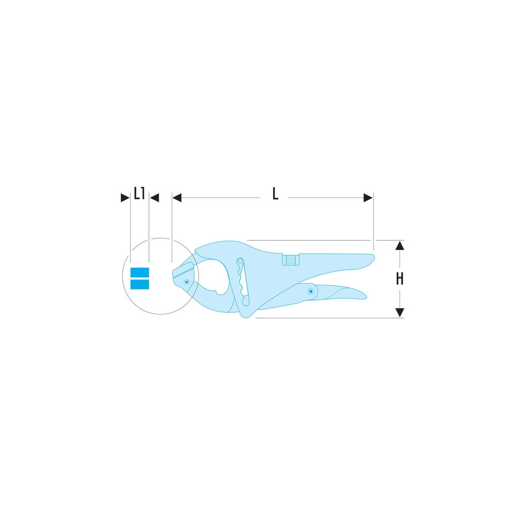SLS pince-étau becs courts 500 - FACOM - 500ASLS