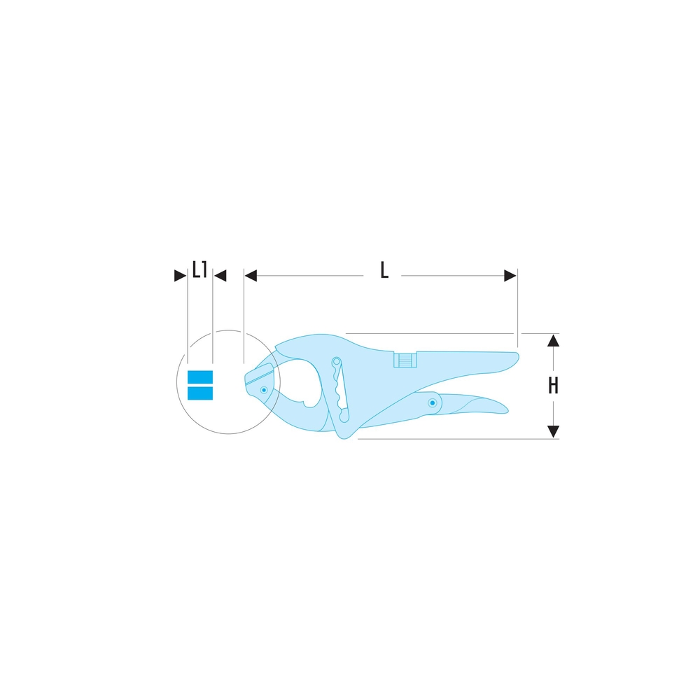 SLS pince-étau becs longs 501 - FACOM - 501ASLS