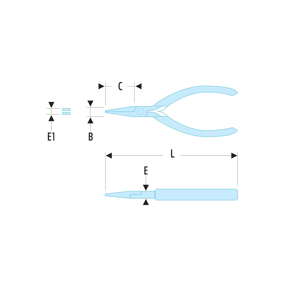 Clé polygonale longue contrecoudée métrique 12 x 13 mm - FACOM - 59L.12X13
