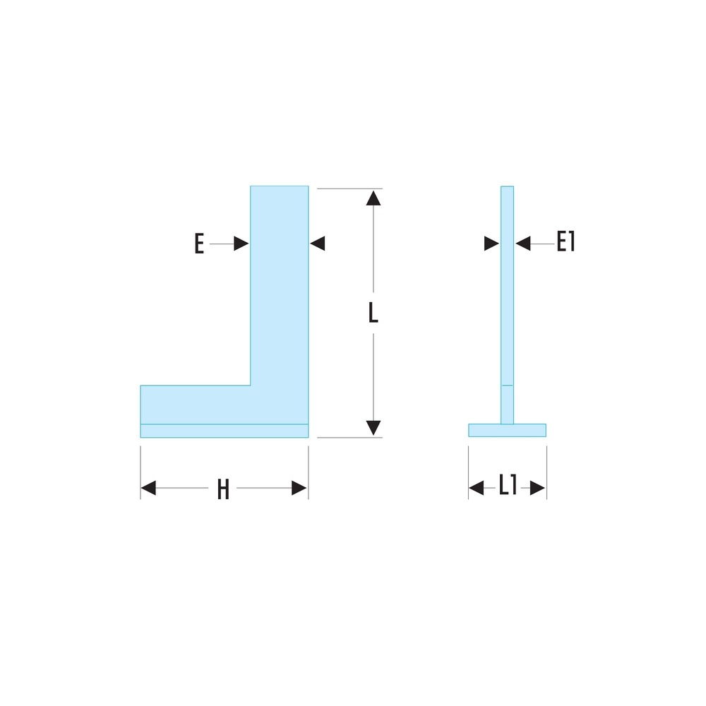 Équerre de précision à chapeau inox classe 0 - 100 x 70 mm - FACOM - 819.100CLO