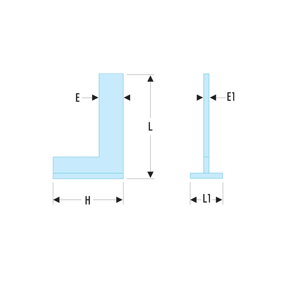 Équerre chapeau - clas.0 - 200mm - FACOM - 819.200CLO