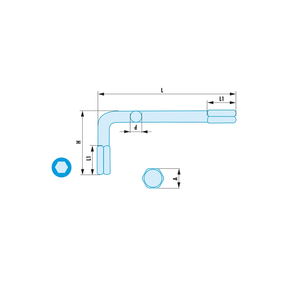 Clés mâle 1.5mm SR antidéflagrant - FACOM - 82H.1.5SR