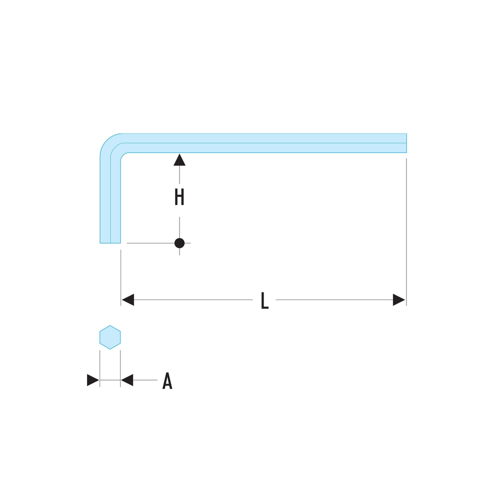 Clé male courte 27mm - FACOM - 82H.27