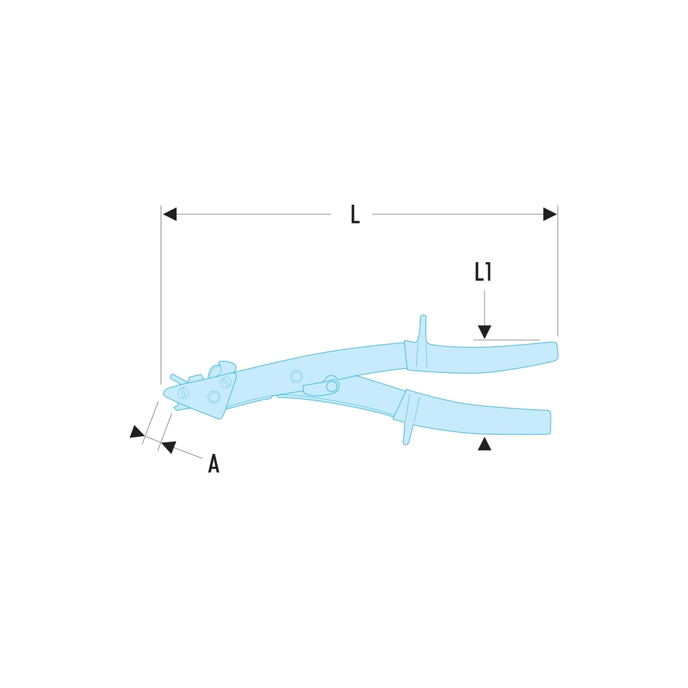 Cisaille grignoteuse 26cm - Par 5 - FACOM - 887A