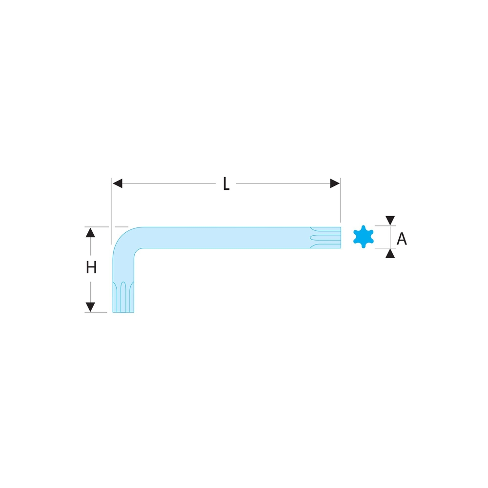 Clé male courte Torx 30 - Par 5 - FACOM - 89.30