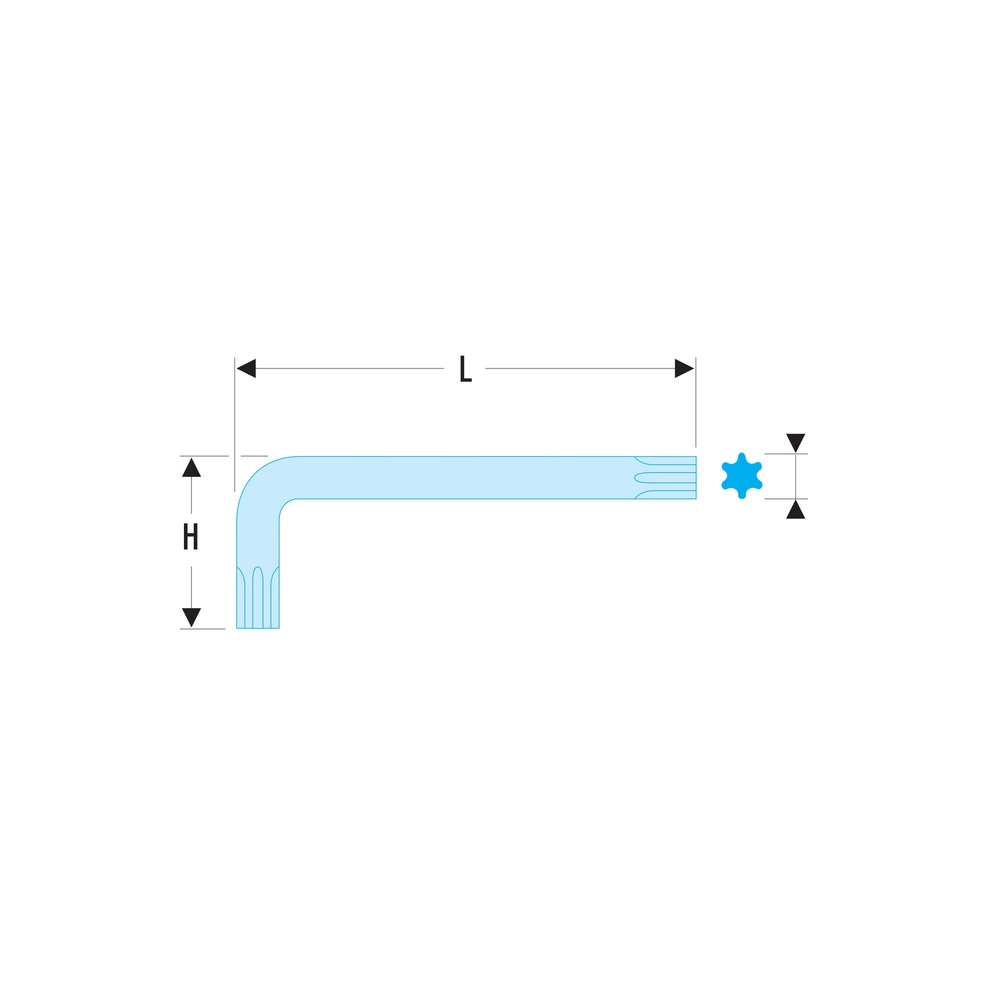 Clé mâle RESISTORX 10 mm - FACOM - 89R.10