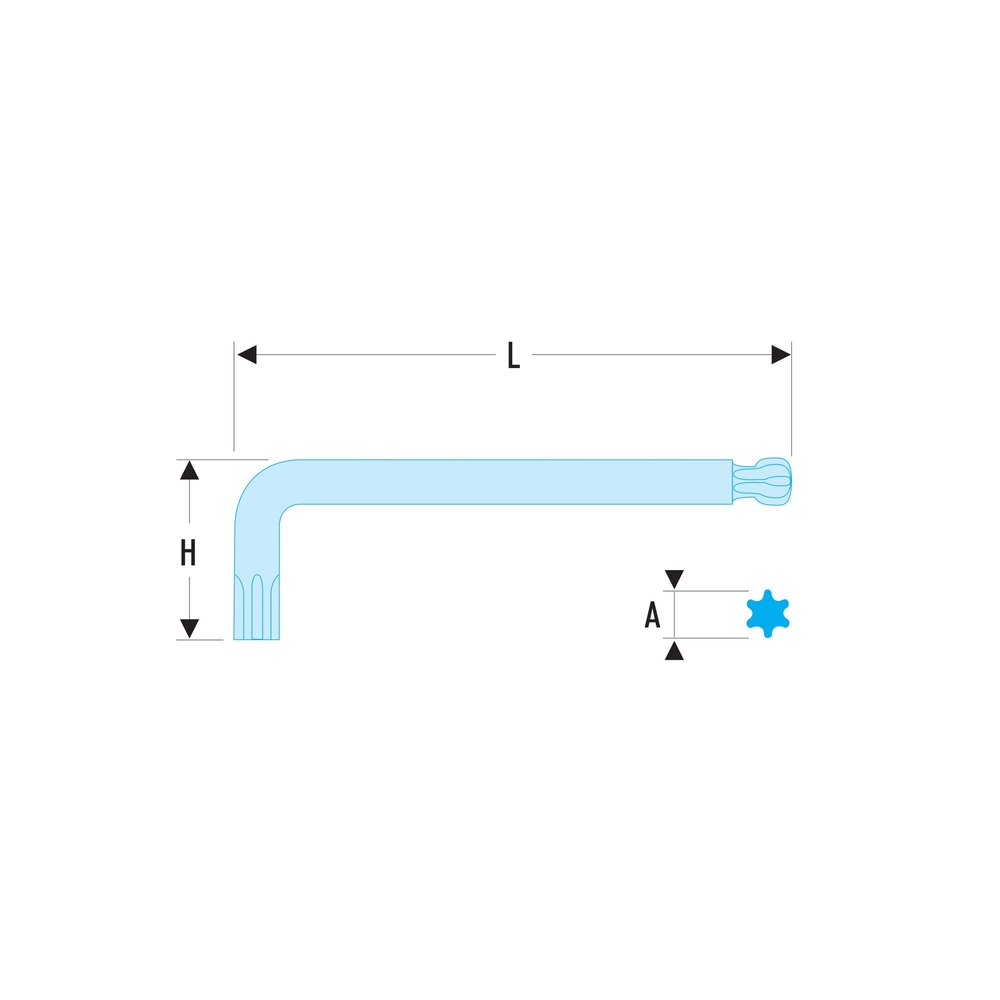Clé male longue spheri torx 27mm - FACOM - 89S.27