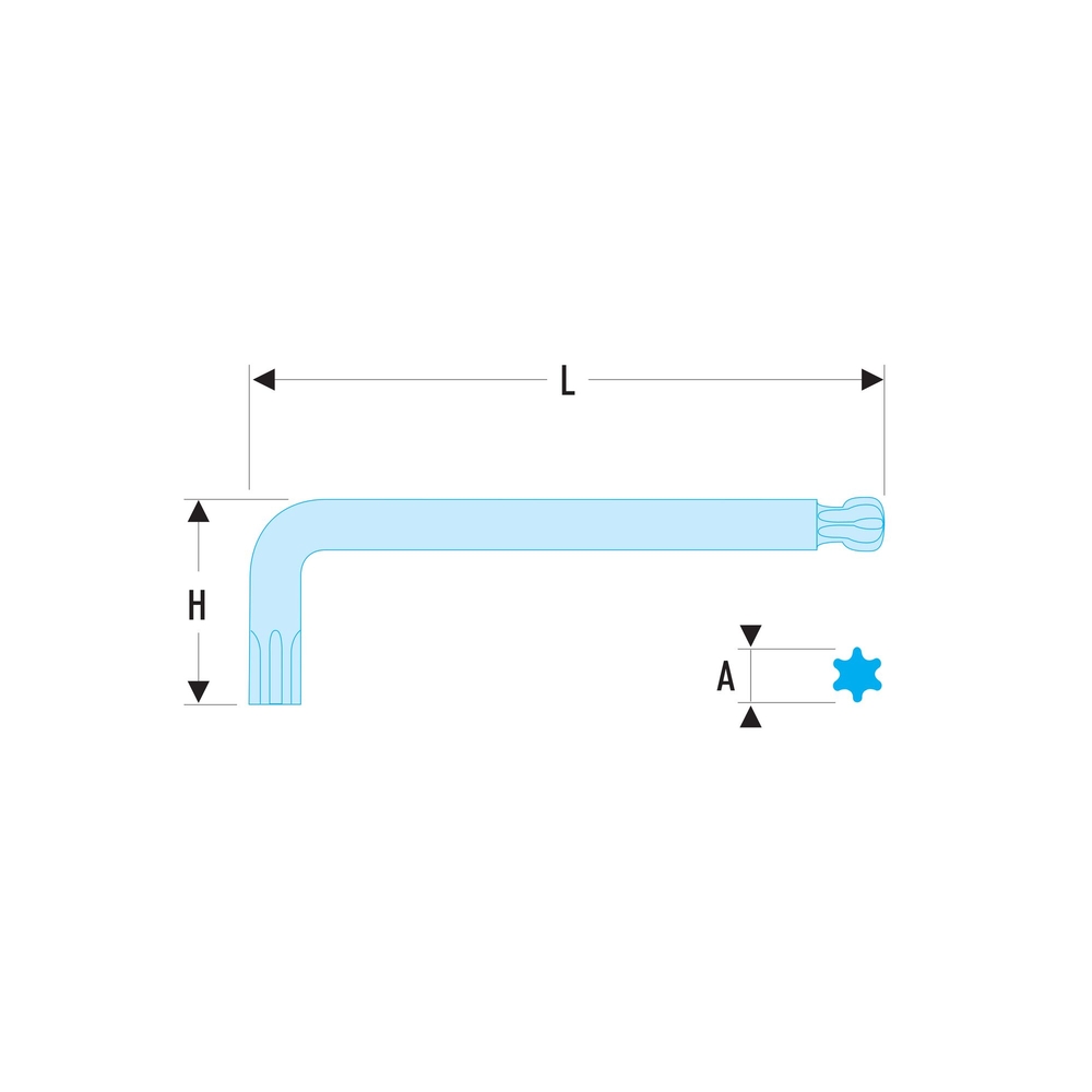 Clé male longue spheri torx 40 - FACOM - 89S.40