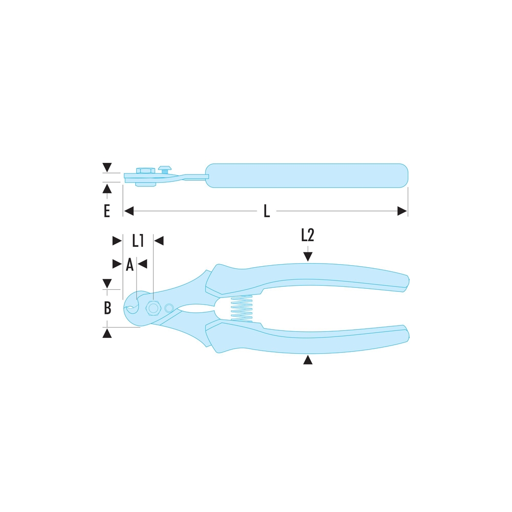 Coupe-cable acier Ø5mm - FACOM - 996.5