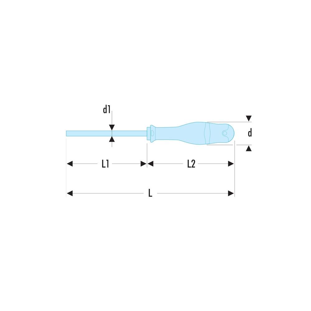 Tournevis PROTWIST pour vis à fente 3 x 100 mm SLS - FACOM - AN3X100SLS