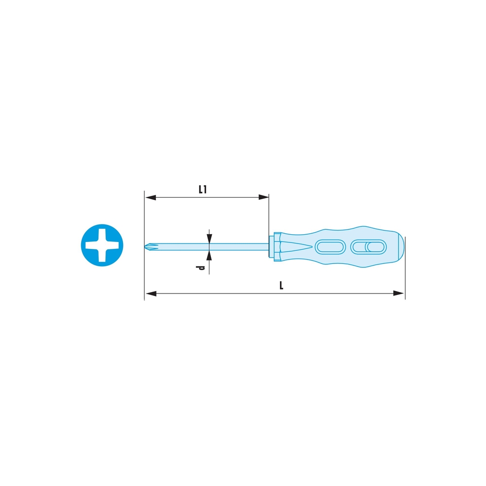 Tournevis pour vis Phillips PH4 antidéflagrant - FACOM - ANP4X200SR