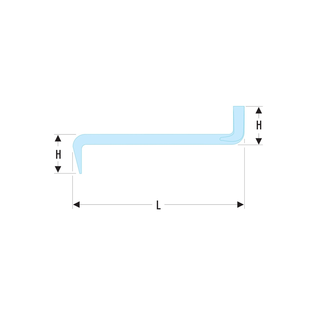  Tournevis coudés pour vis à fente 4 mm - Par 5 - FACOM - ARZ.4