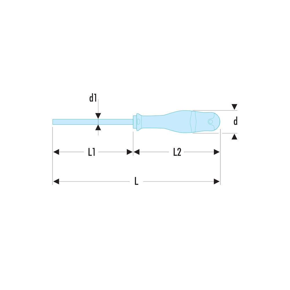 Tournevis PROTWIST pour vis cruciformes Phillips 1x250 mm - Par 10 - FACOM - ATP1X250