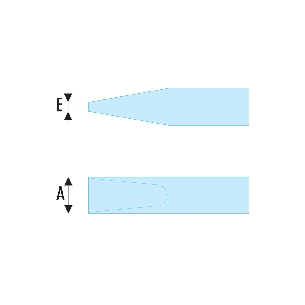 Tournevis PROTWIST choc pour vis Pozidriv 2 x 125 mm - Par 5 - FACOM - ATWDH2X125CK