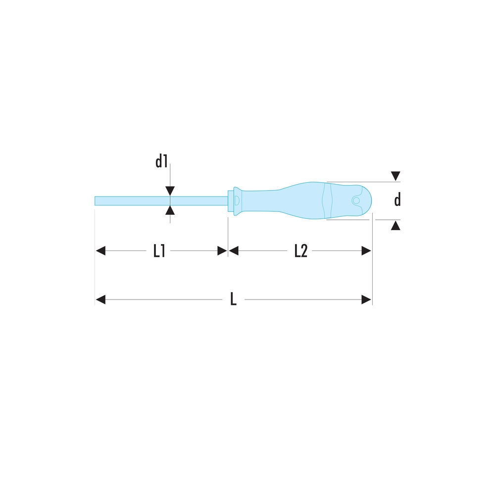 Tournevis PROTWIST pour vis RESISTORX 10 x 75 mm - Par 5 - FACOM - ATXR10X75
