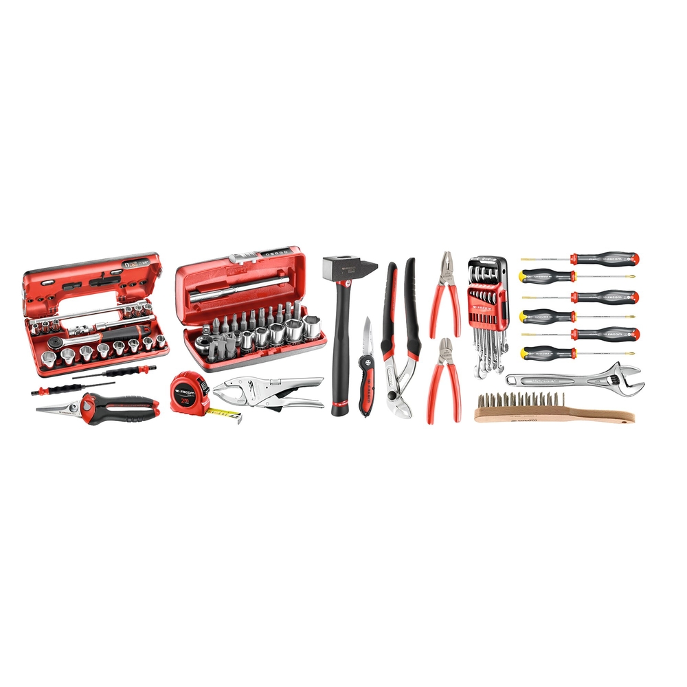 Sélection particuliers/enseignement technique 74 outils - sac à dos textile - FACOM - BSL30.M510A