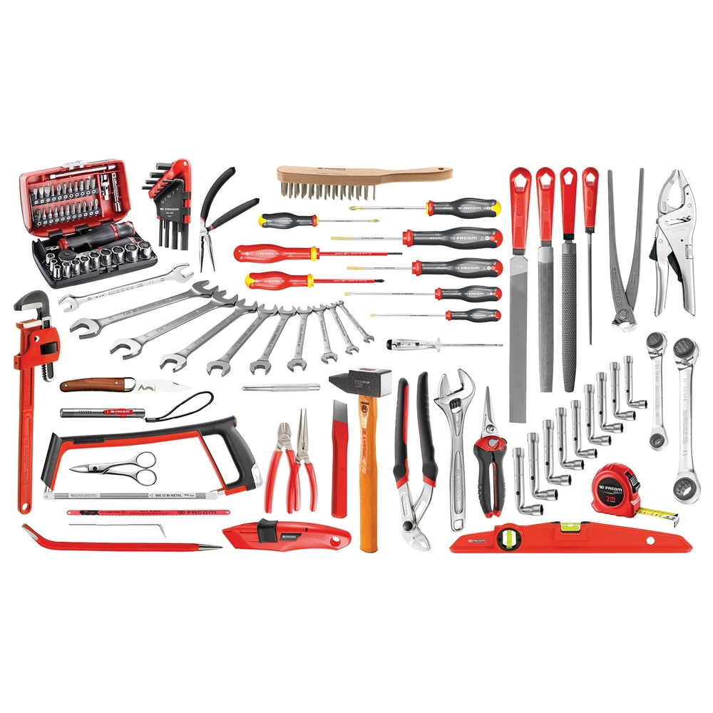 Sélection services généraux 112 outils - boîte à outils textile - FACOM - BSR20.SG4A