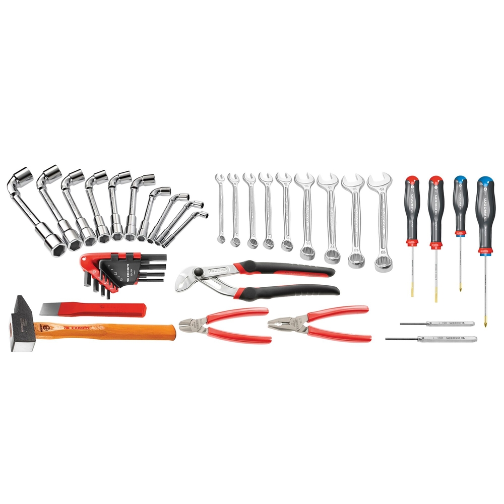 Sélection maintenance industrielle 39 outils - sacoche textile compacte - FACOM - BSSMB.LT3