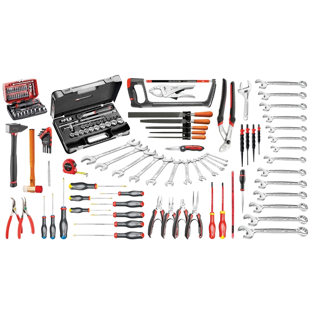 Sélection mécanicien 147 outils + boîte 3 tiroirs - FACOM - BT203.M120A