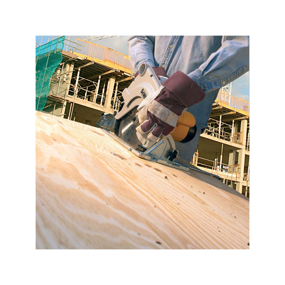 Scie circulaire 1750 W 235 mm - lame carbure 24 dents, guide parallèle, clé - D23700-QS - DEWALT