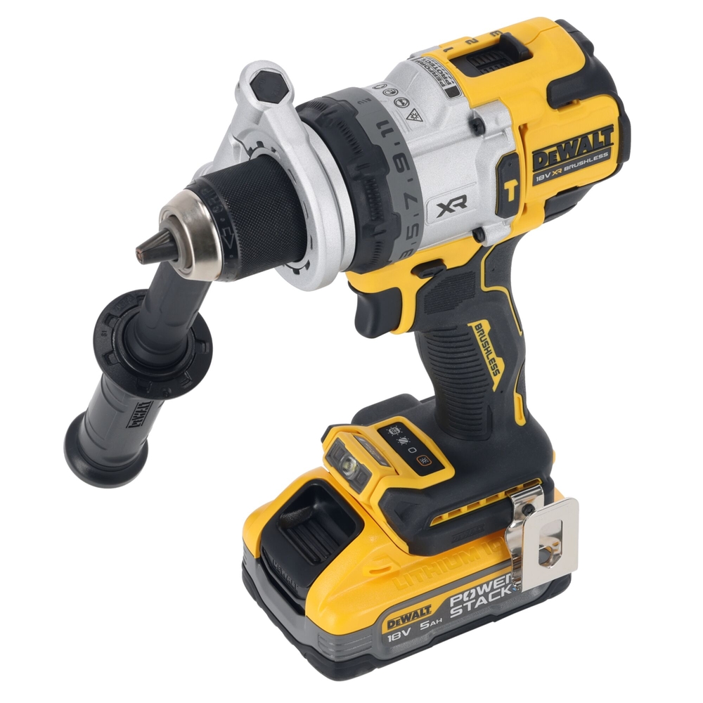 Perceuse-visseuse à percussion Premium 3 vitesses XRP 18V 5Ah Li-Ion Brushless - DCD1007H2T-QW - DEWALT