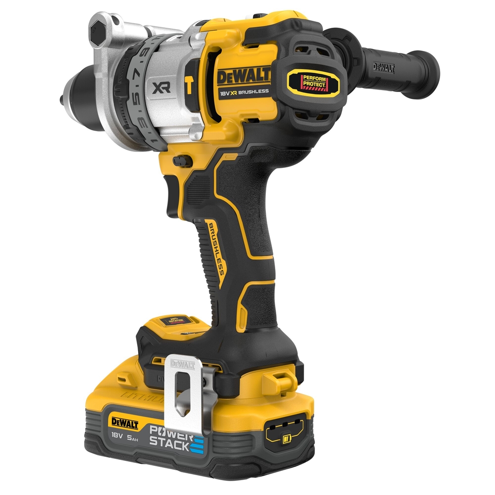 Perceuse-visseuse à percussion Premium 3 vitesses XRP 18V 5Ah Li-Ion Brushless - DCD1007H2T-QW - DEWALT