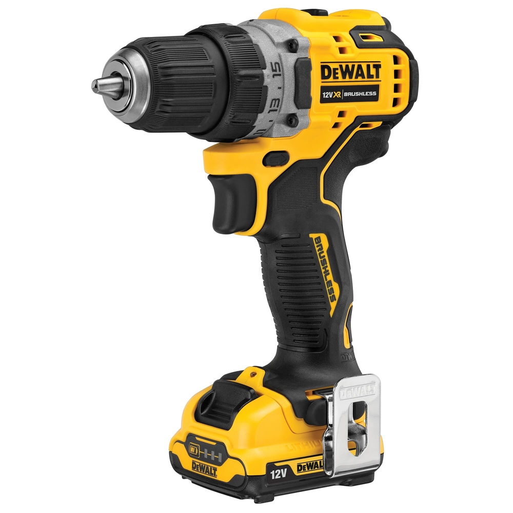 Perceuse-visseuse XR 12 V 2 Ah Li-Ion Brushless - DCD701D2-QW - DEWALT