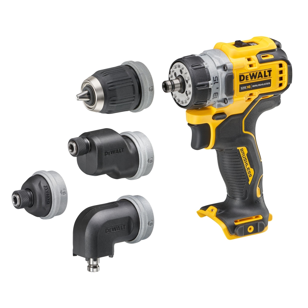 Perceuse-visseuse à têtes multiples XR 12 V Brushless - DCD703NT-XJ - DEWALT