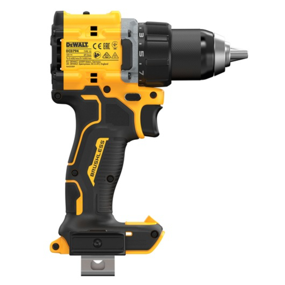 Perceuse-visseuse compacte XR 18V Brushless DEWALT - DCD794NT-XJ