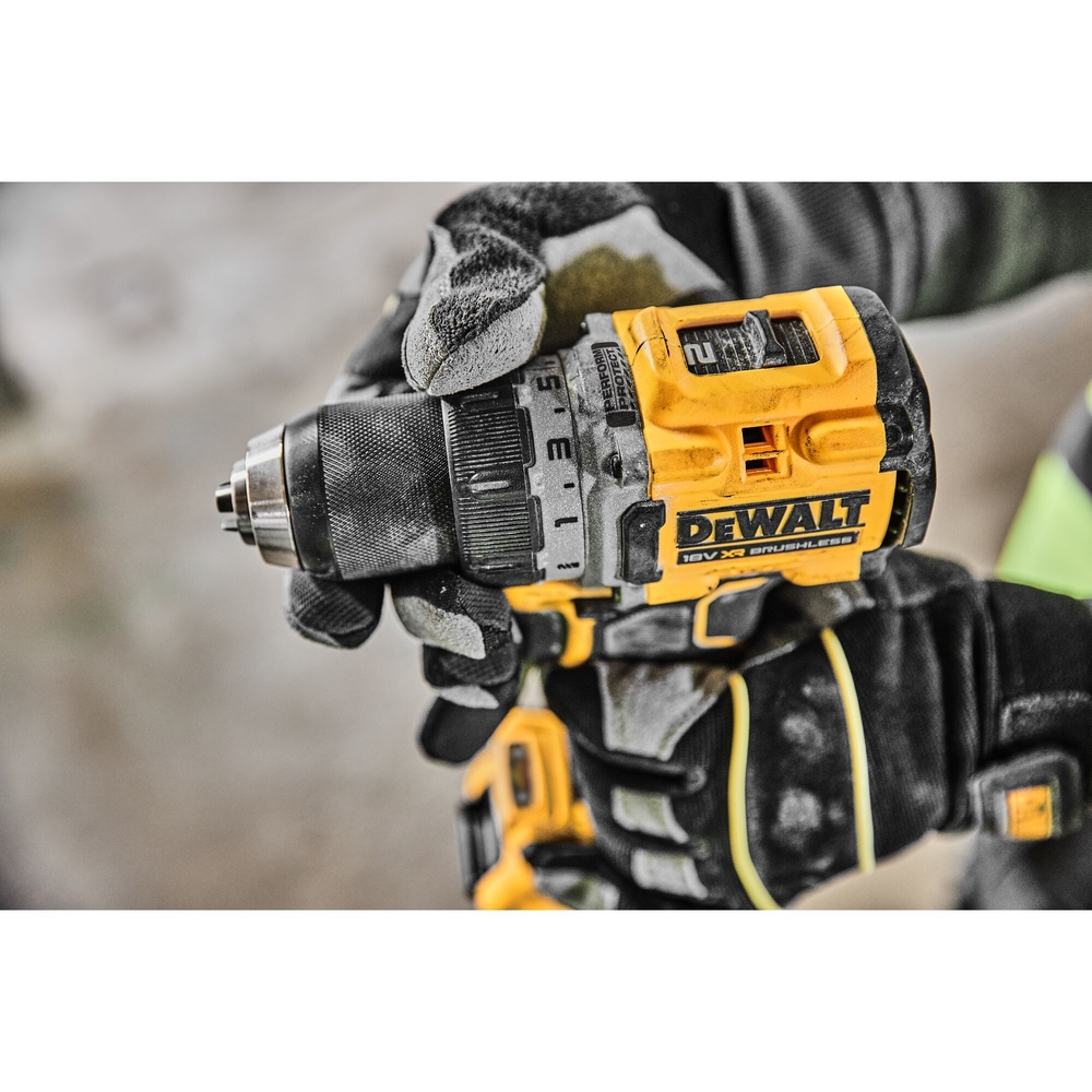 Perceuse-visseuse compacte XR 18 V 1,7 Ah Li-Ion Brushless - POWERSTACK - DCD800E2T-QW - DEWALT