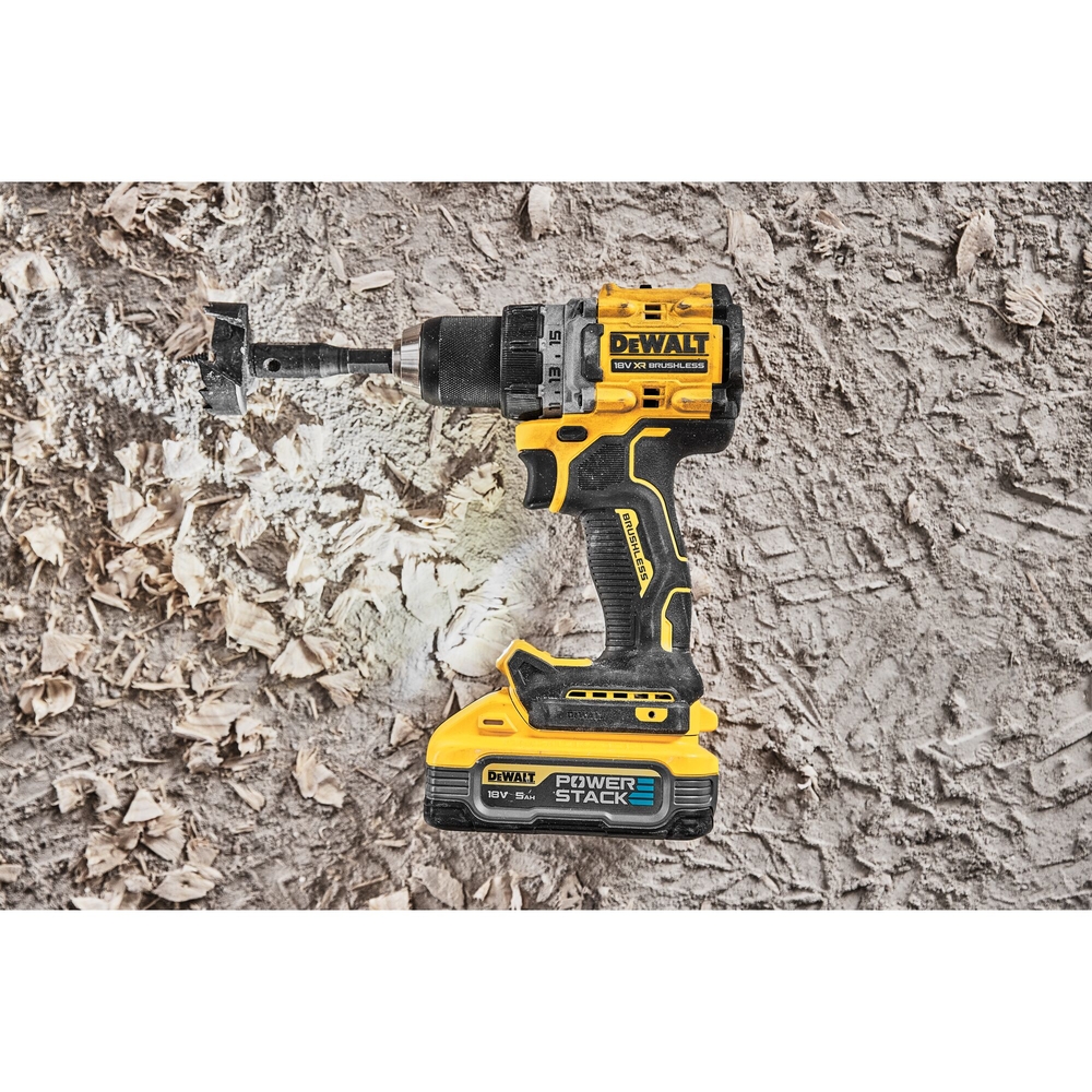 Perceuse-visseuse compacte XR 18 V 5 Ah Li-ion Brushless POWERSTACK - DCD800H2T-QW - DEWALT